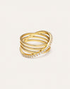 Comet Gold-Plated Ring