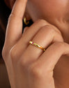 Bague Colors Space Plaqué Or