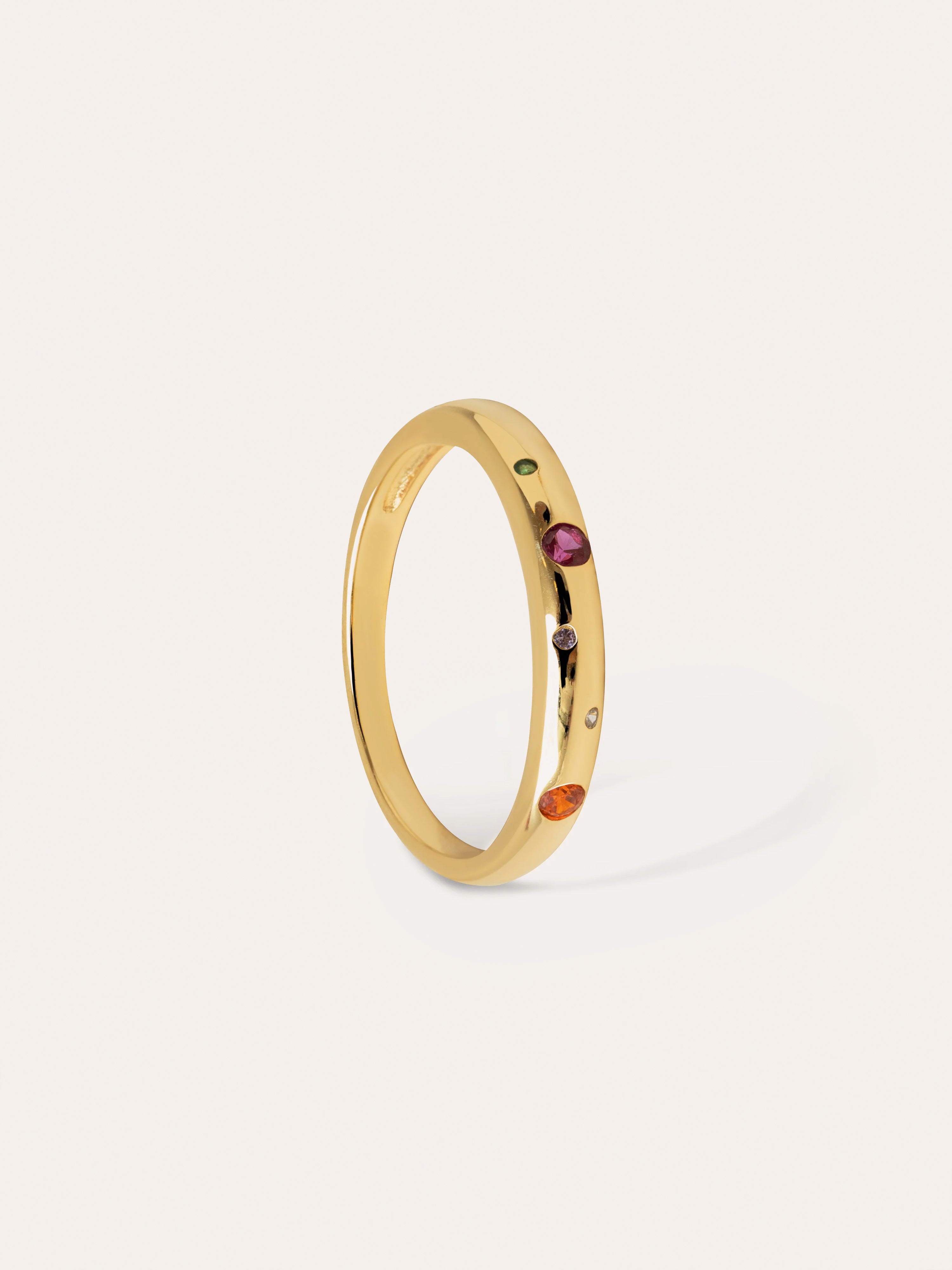 Bague Colors Space Plaqué Or