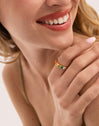 Anel Colorway Banho Ouro