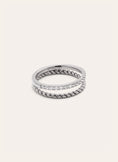 Doble Tressia Spark Stainless Steel Ring 