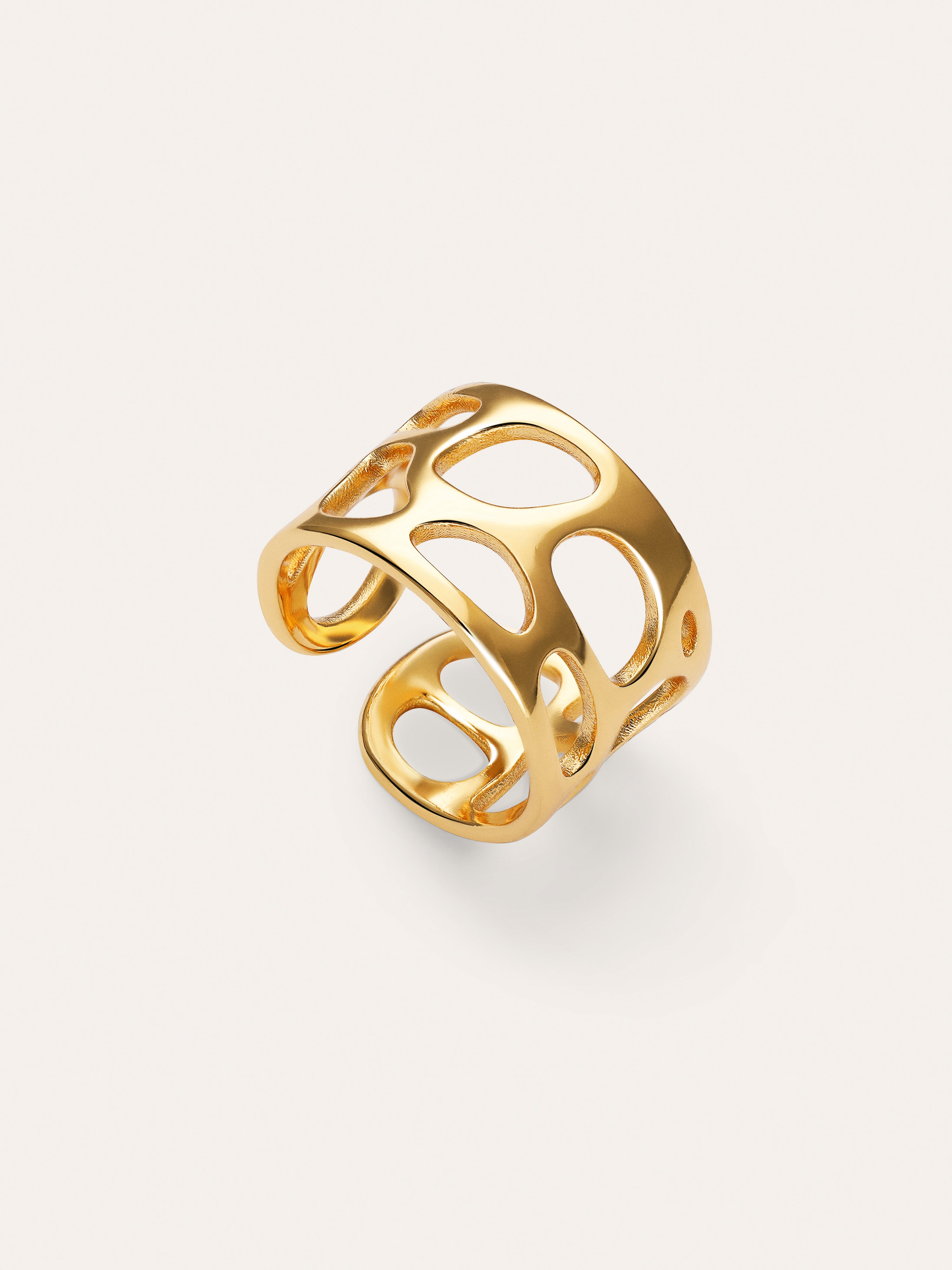 Dotty Ring, vergoldet