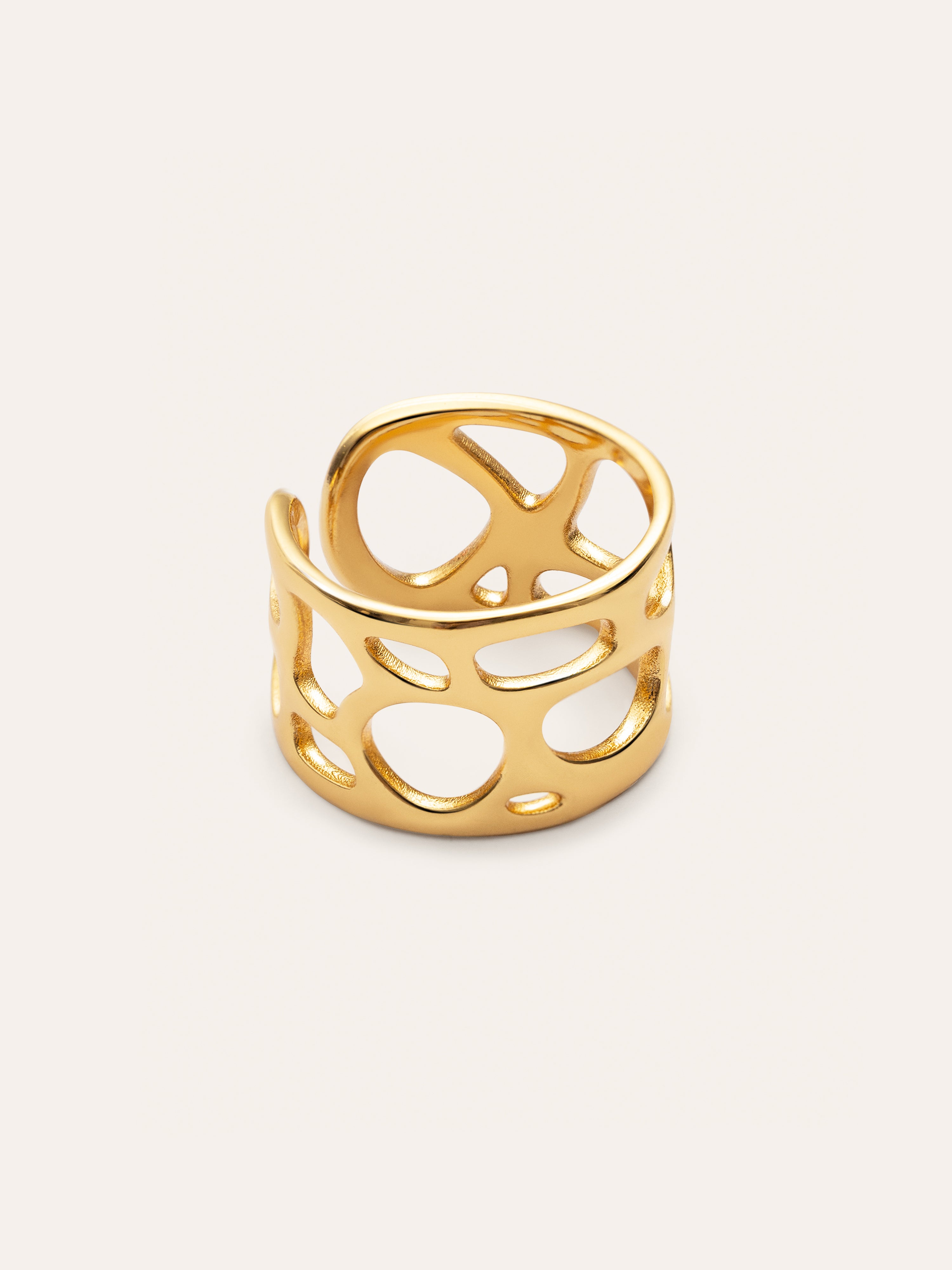 Dotty Ring, vergoldet