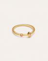 Anello Leonor Calid Placcato Oro