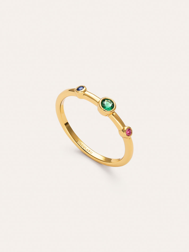 Anello Leonor Prado Placcato Oro
