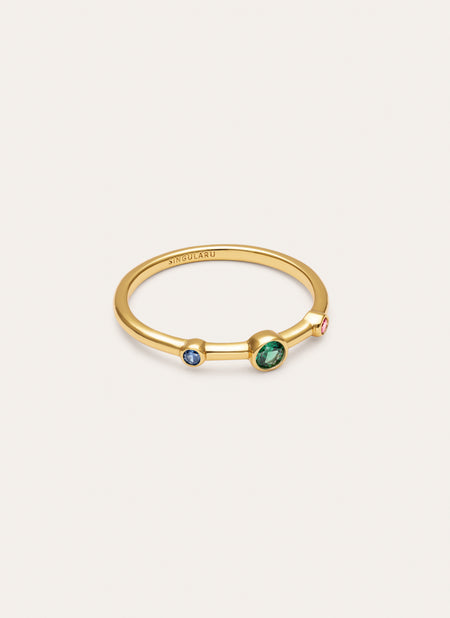 Anello Leonor Prado Placcato Oro