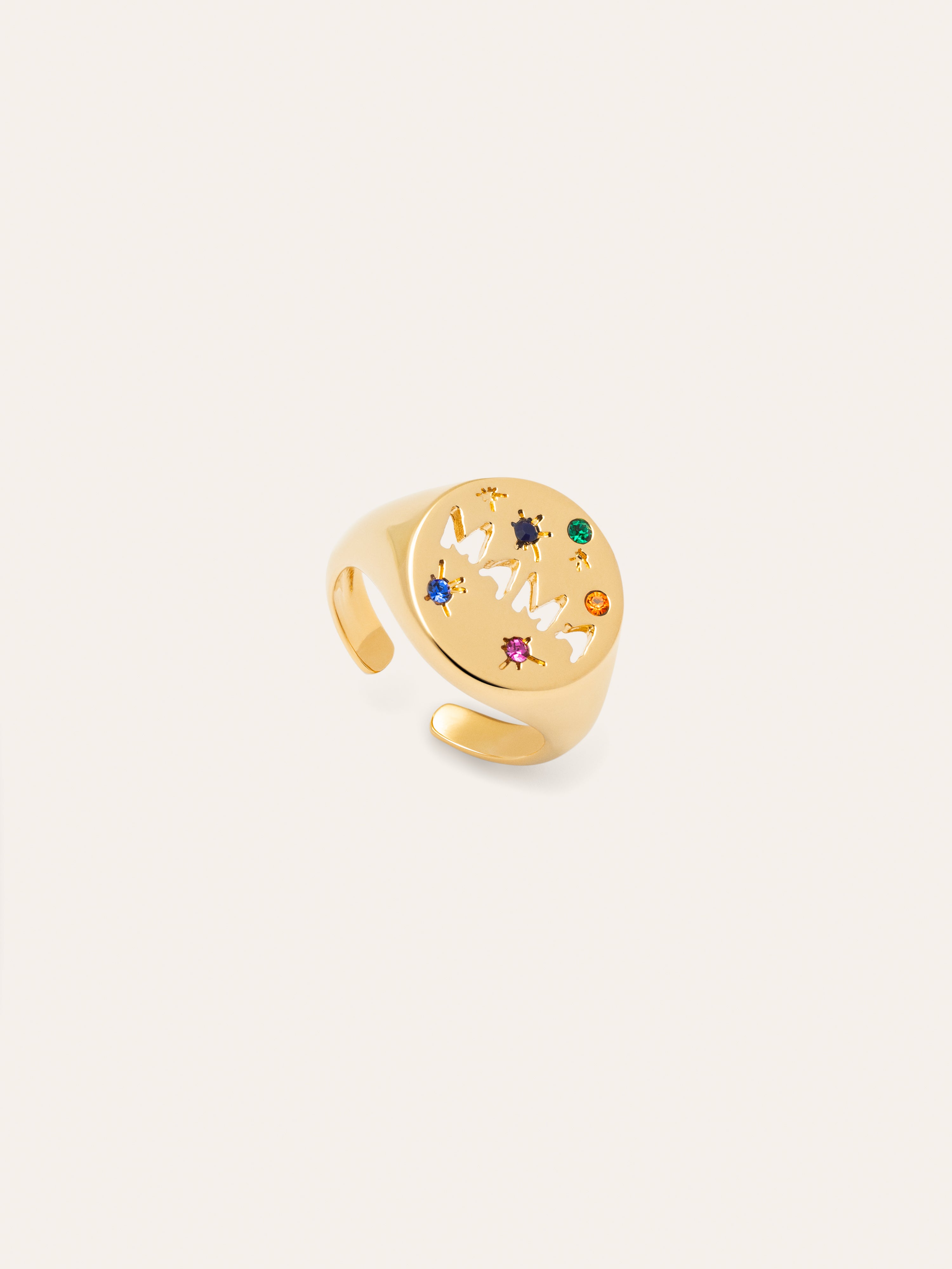 Anillo Mamá Baño Oro
