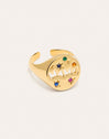 Mama Ring, vergoldet