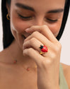 Ladybug Gold Ring