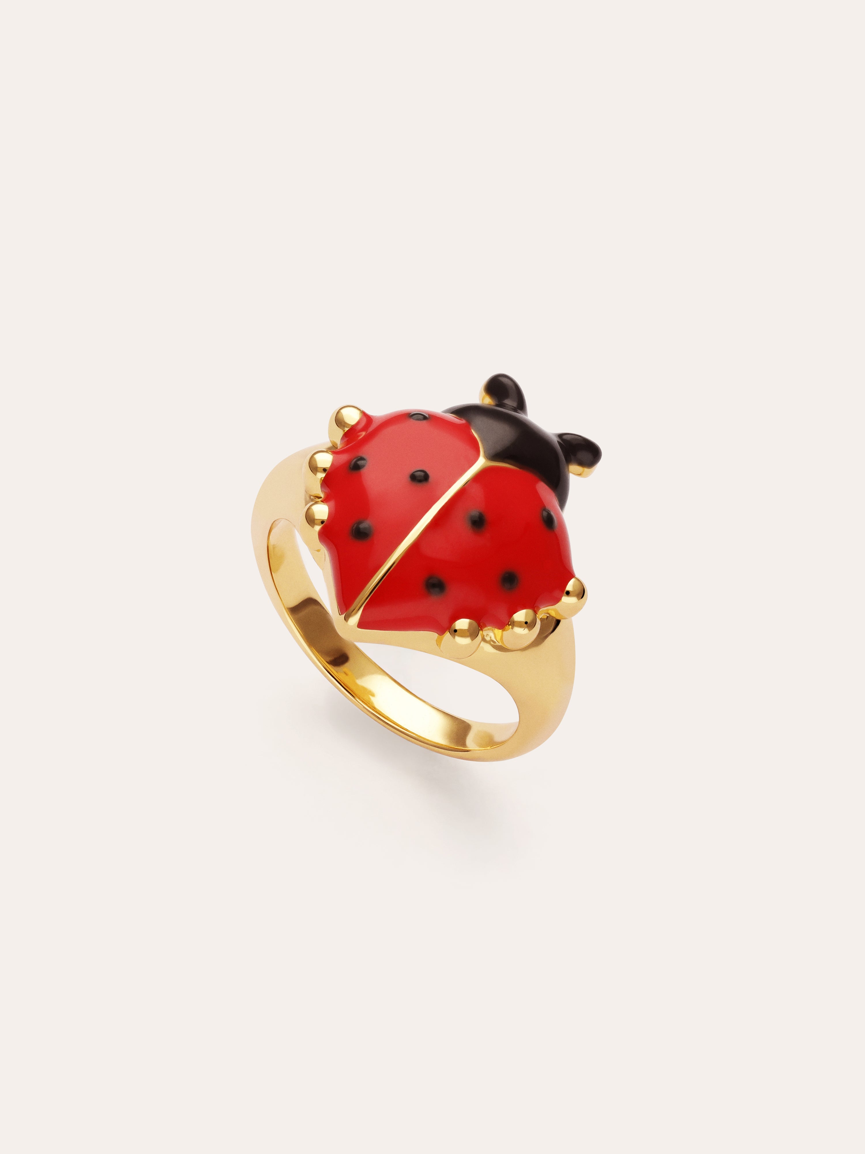 Ladybug Gold Ring