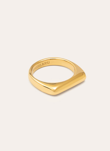 Anillo Mariana Acero Baño Oro