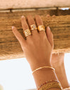 Anillo Marea L Baño Oro