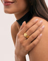 Ring Maui Staal verguld