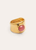 Bague My Pink Stone Plaqué Or