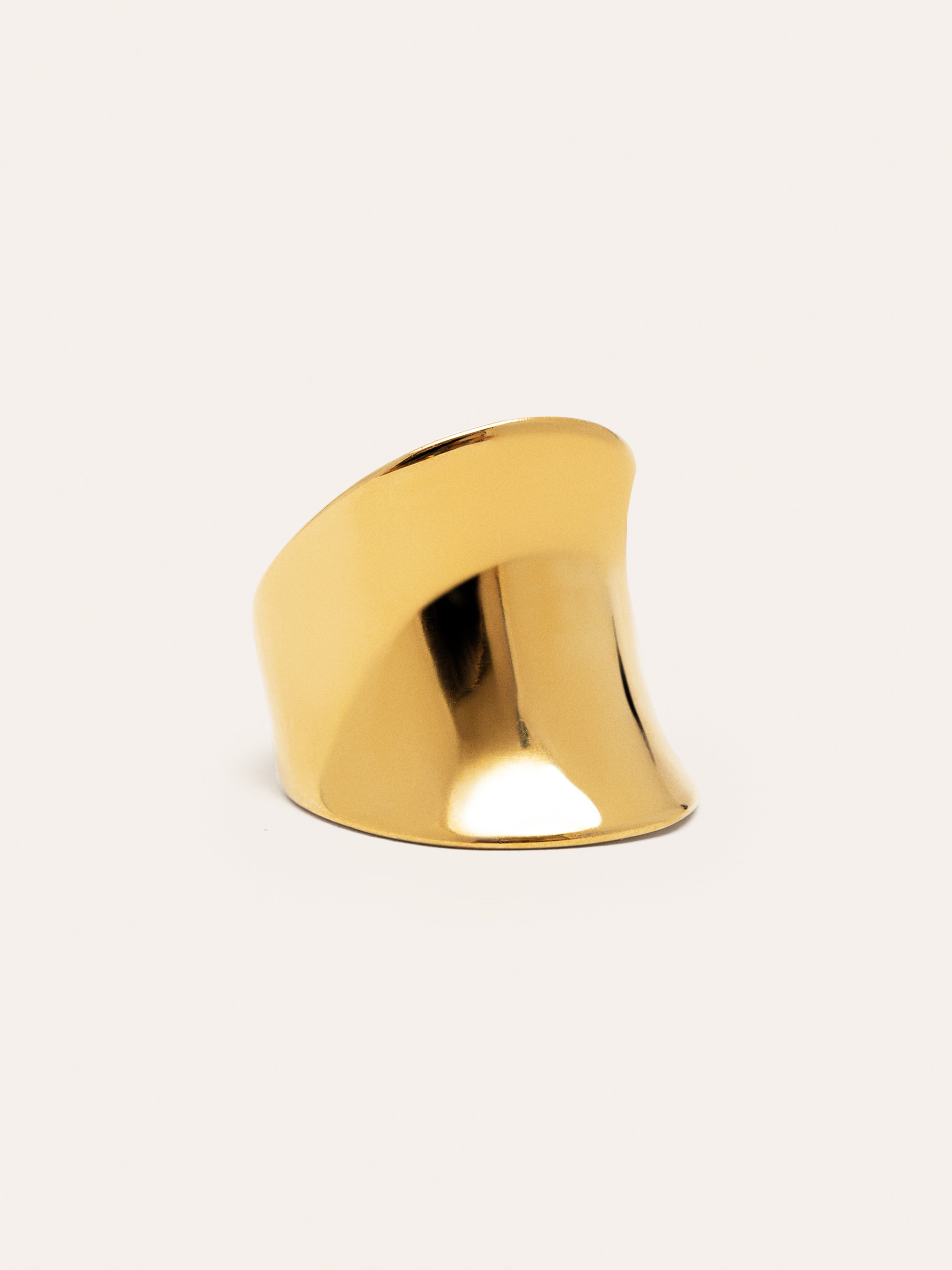 Odisea Ring Edelstahl, vergoldet