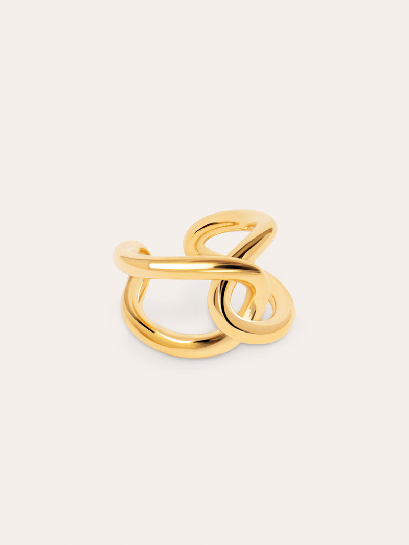 Anel One Link Banho de Ouro