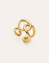 Imagen detalle de Ring One Link Edelstahl mit 18kt Goldbeschichtung