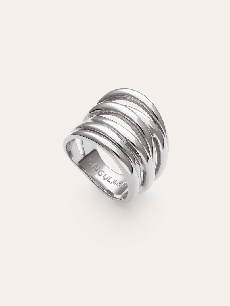 Anillo Ondina Acero