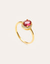 Anel Strawberry Colors Banhado a Ouro