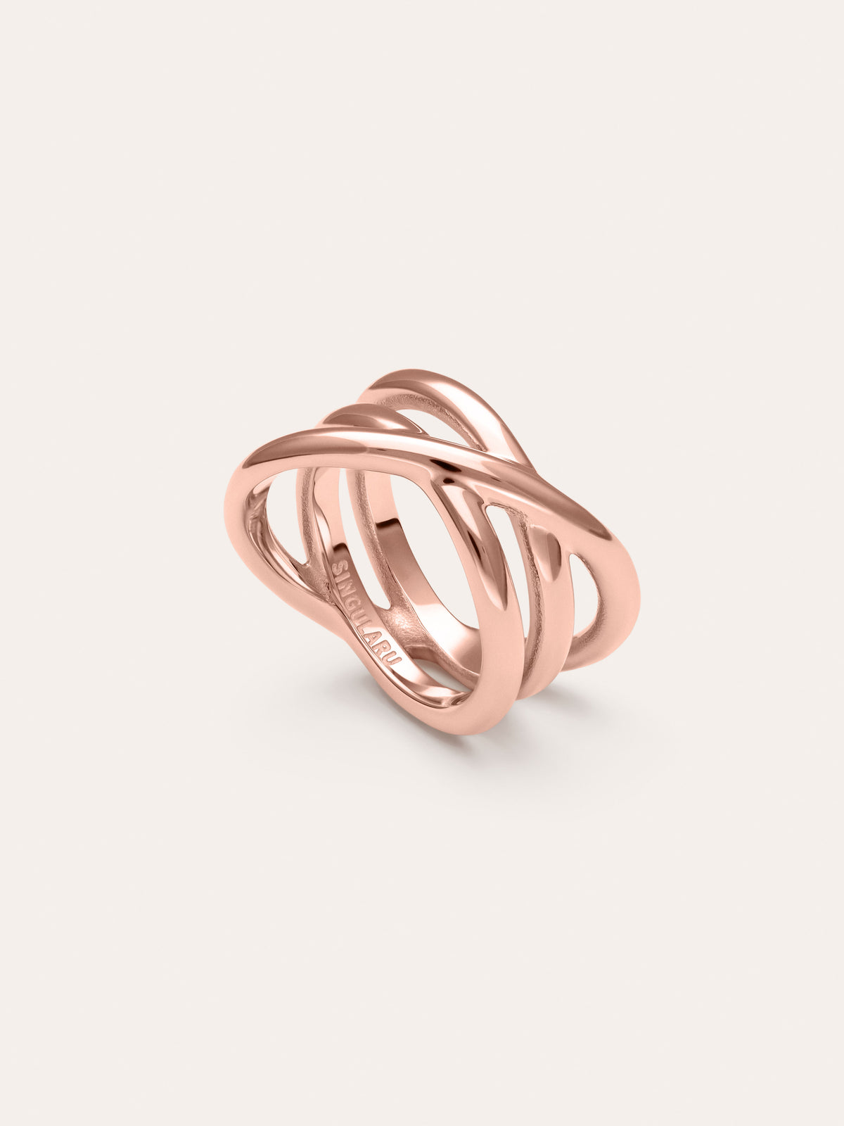 Imagen detalle de Trinity-Ring Edelstahl Roségoldbeschichtung