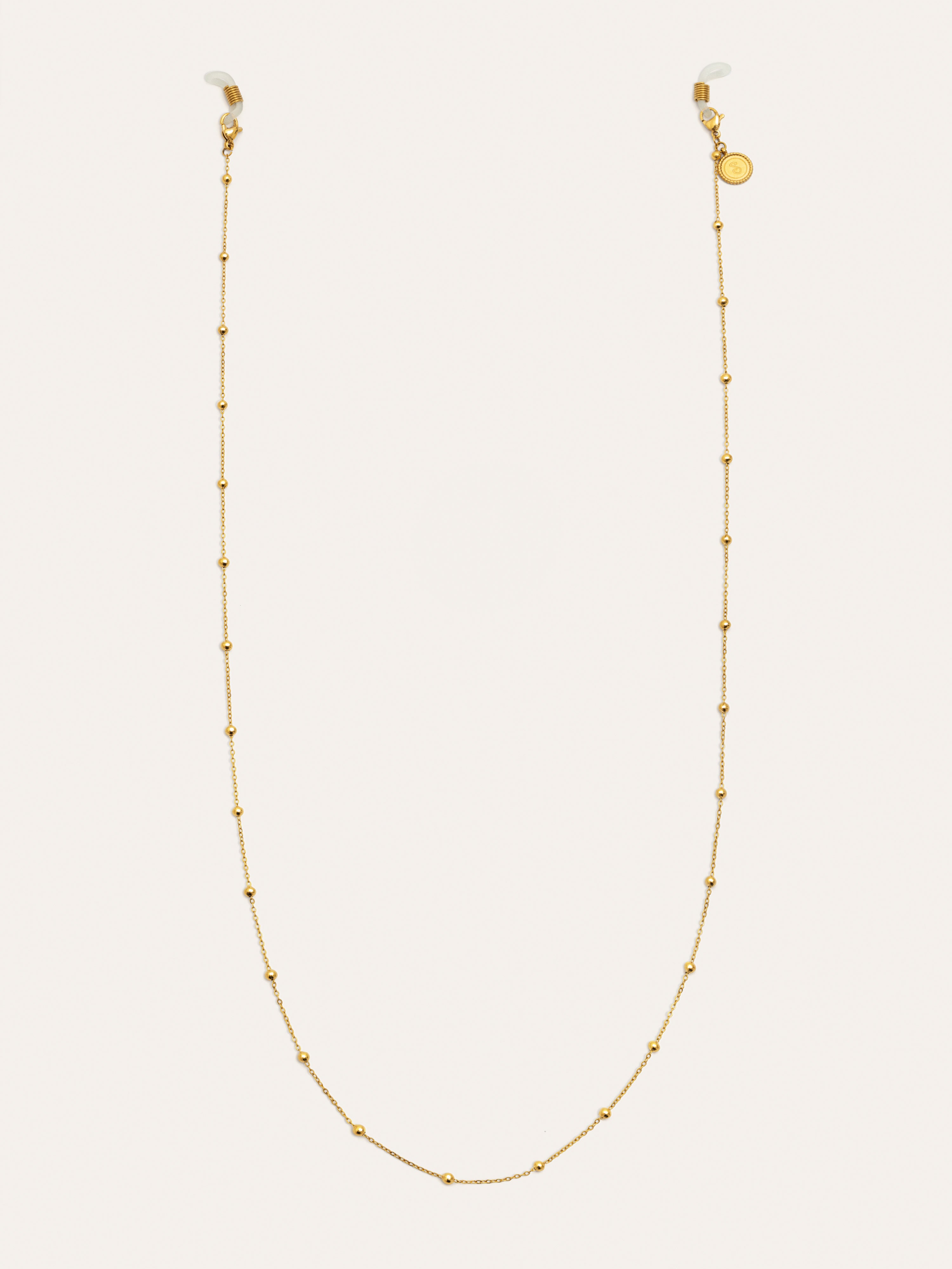 Correa de Gafas Dots Ibiza Acero Baño Oro