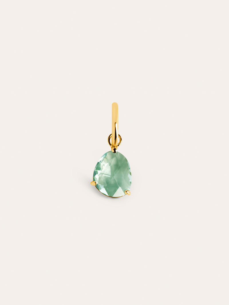 Charm Birthstones Prata Banho de Ouro
