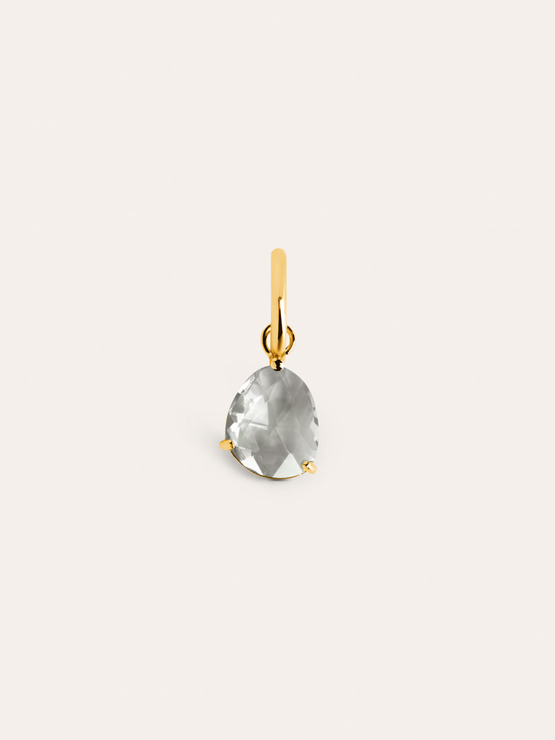 Charm Birthstones Prata Banho de Ouro