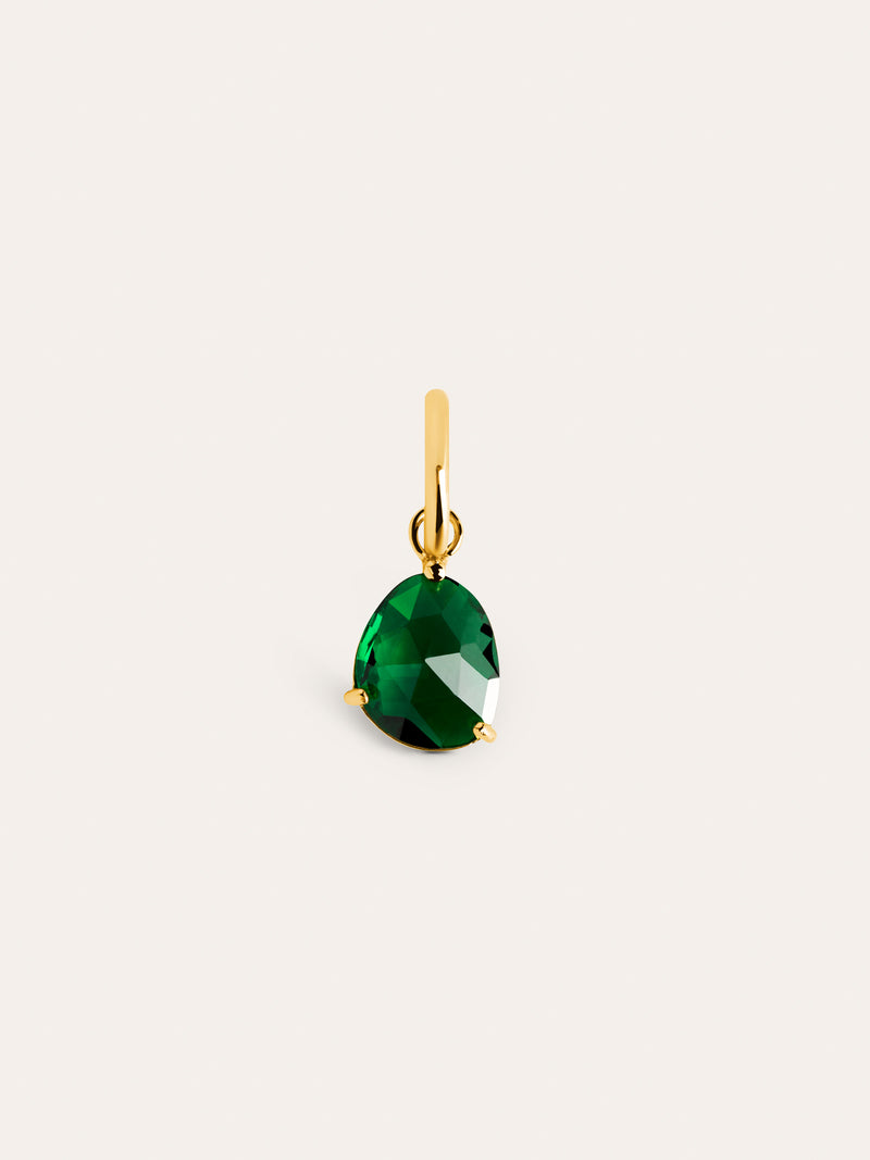 Charm Birthstones Prata Banho de Ouro
