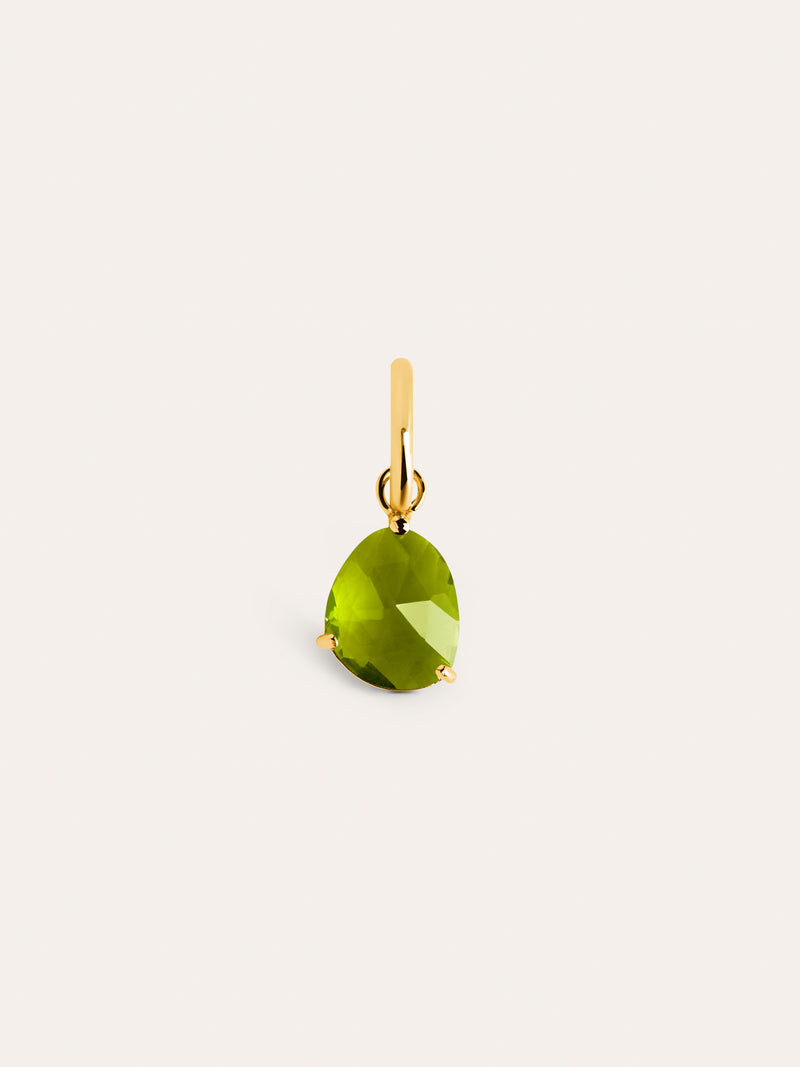 Charm Birthstones Prata Banho de Ouro