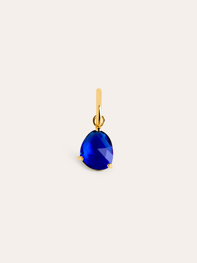 Charm Birthstones Prata Banho de Ouro