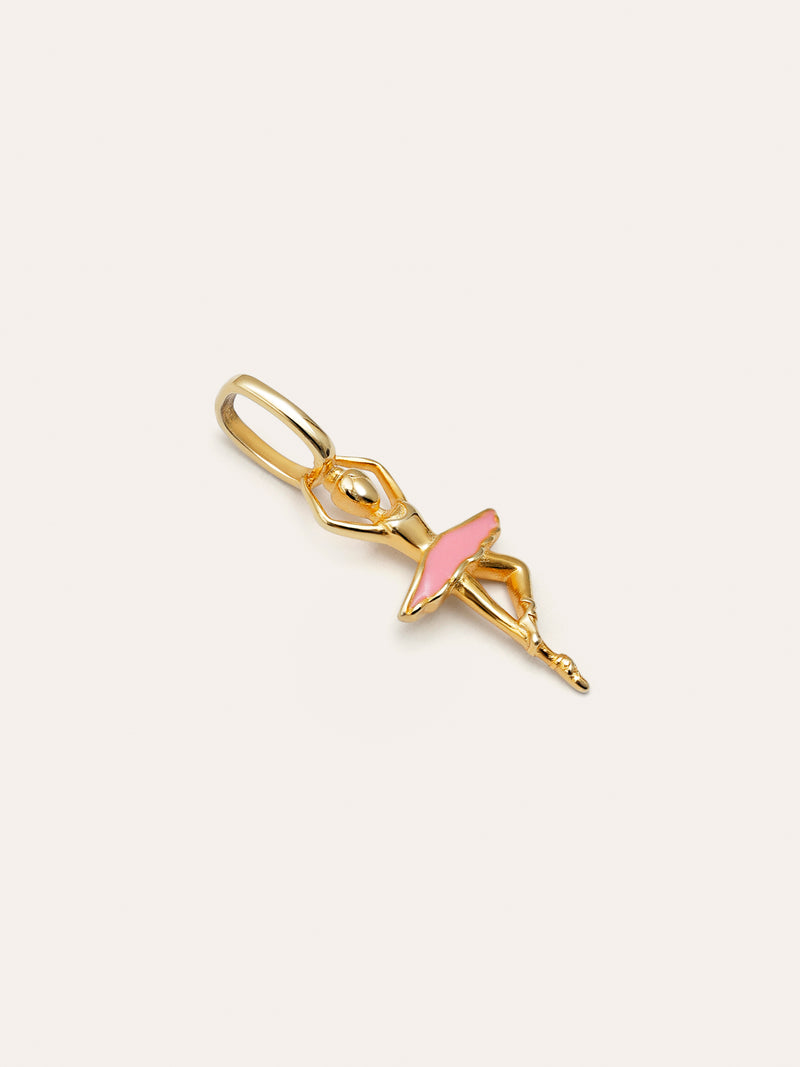 Charm Ballerina Placcato Oro