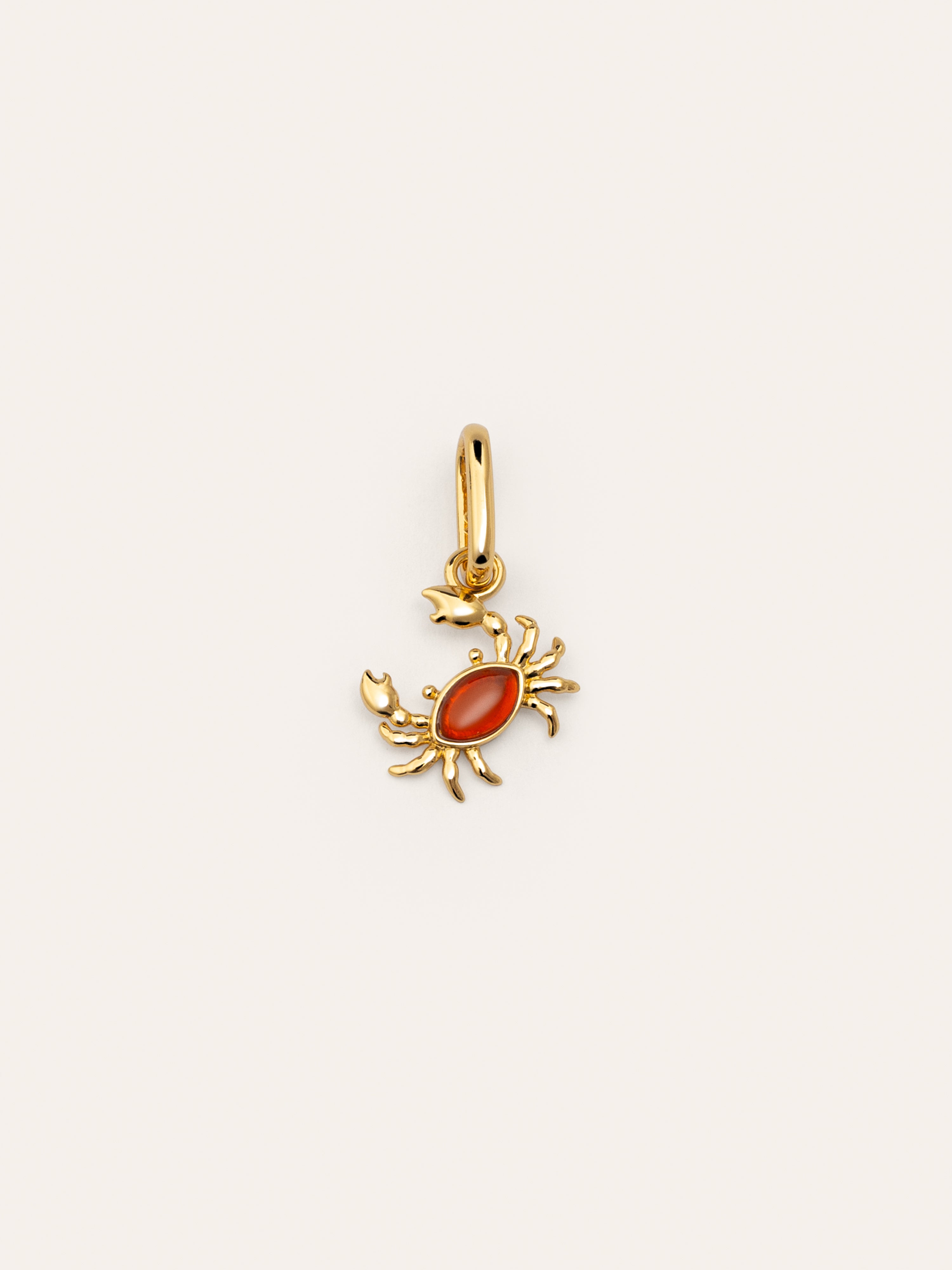 Charm Cangrejo Baño Oro