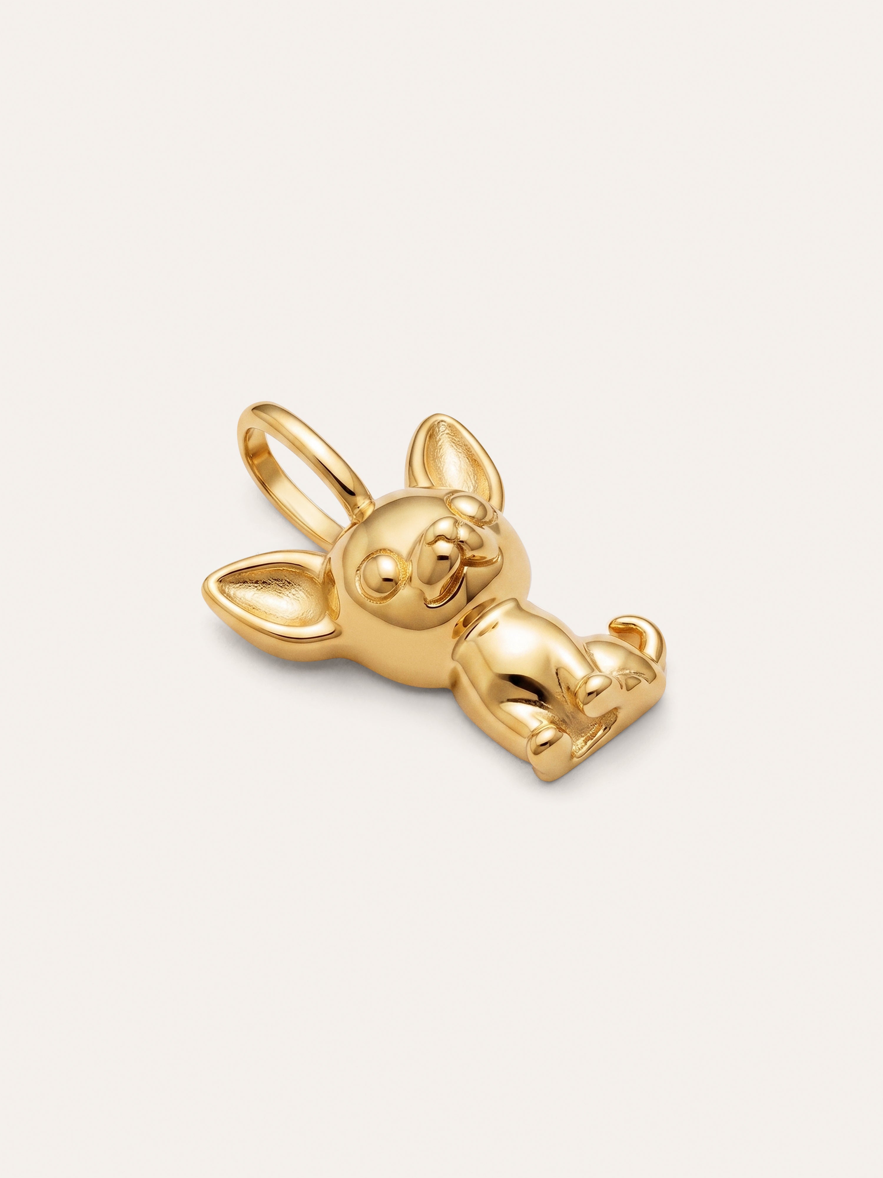 Charm Chihuahua Baño Oro