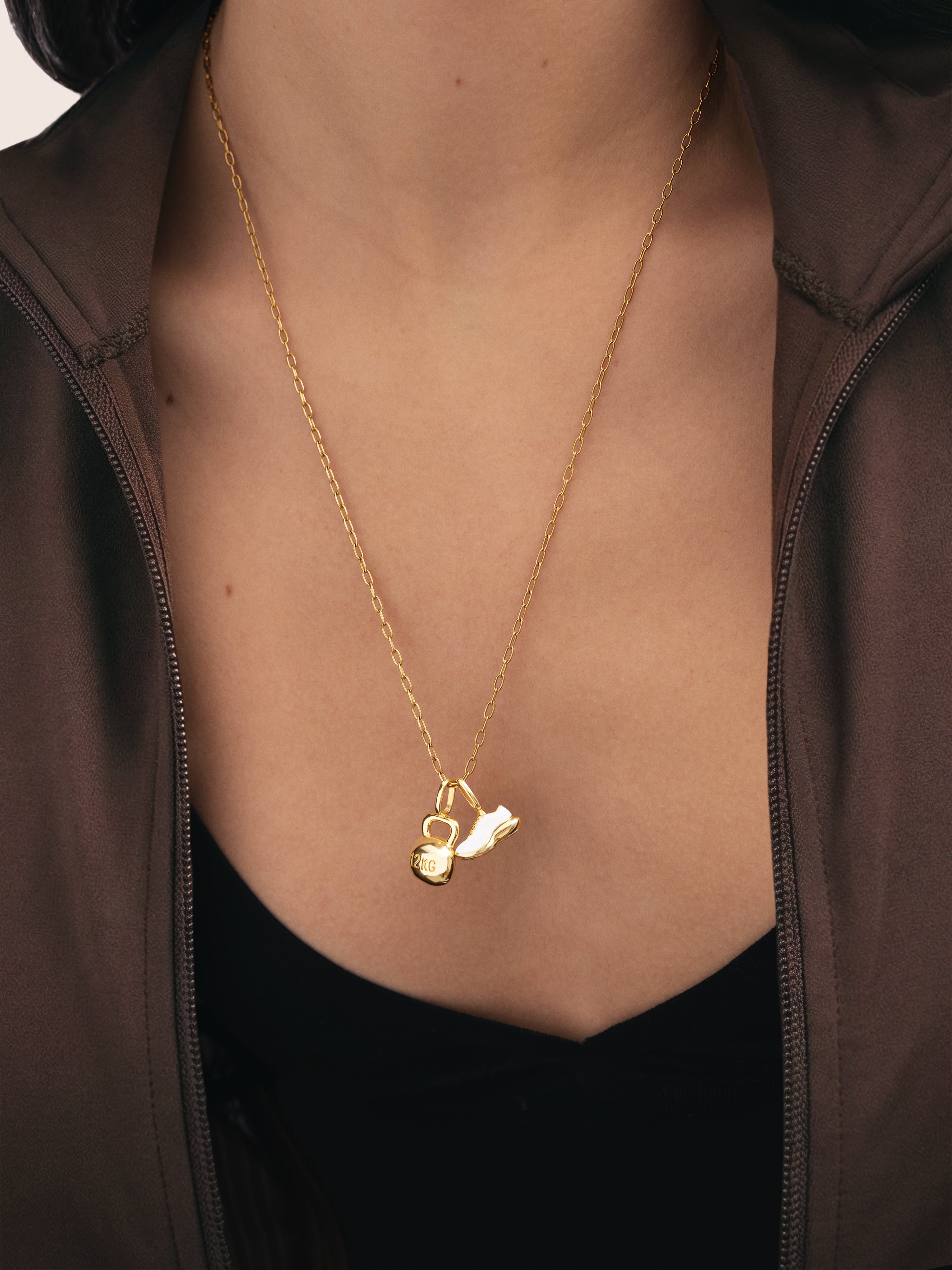 Charm Kettlebell Baño Oro