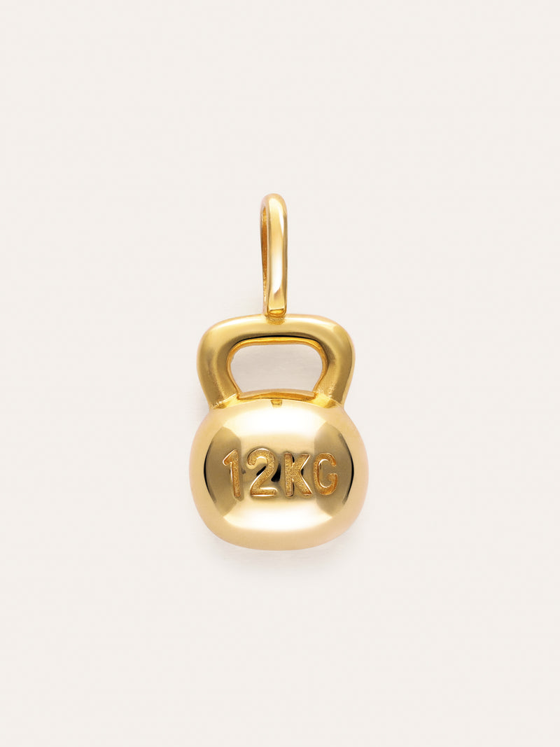 Charm Kettlebell Baño Oro