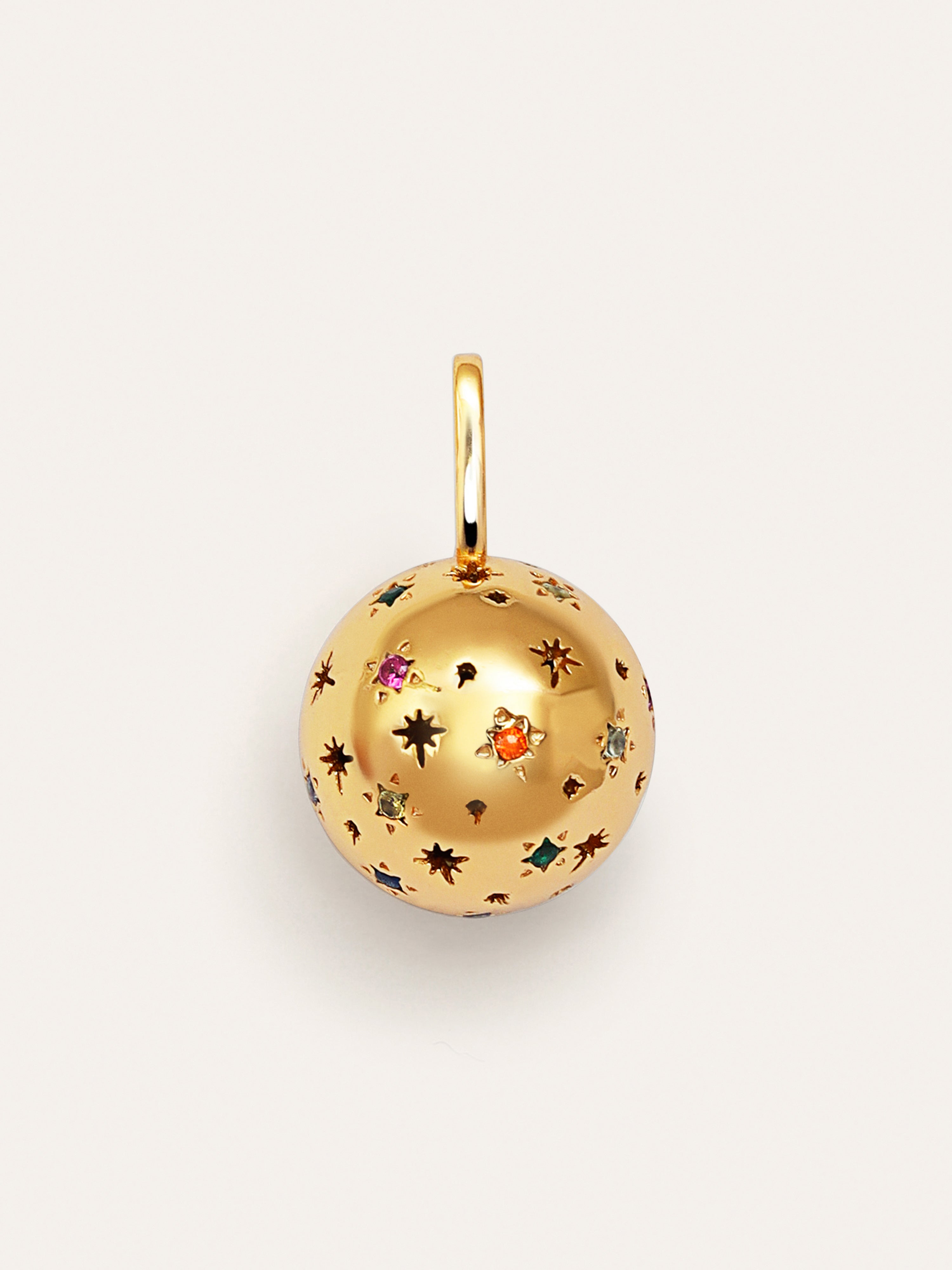 Engelsrufer-Charm, vergoldet