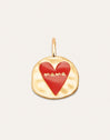 Charm Mamá Lovely Heart Baño Oro