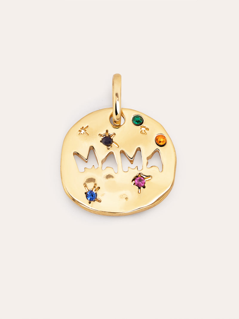 Charm Mamá Banho de Ouro