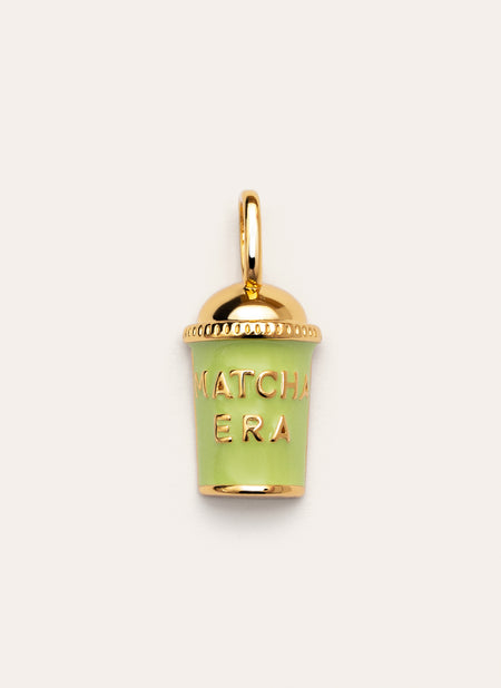 Charm Matcha Baño Oro