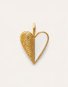 Charm Mejillón Enamel Baño Oro