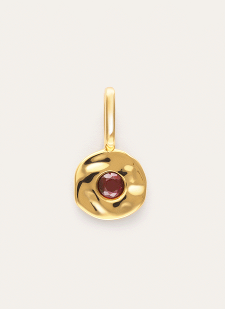 Mini Birthstone Gold Charm