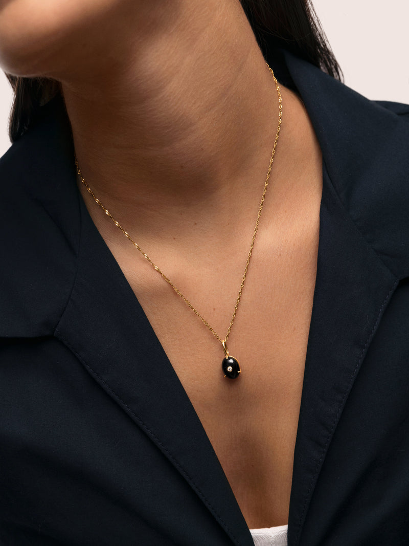 Charm My Maxi Onyx Spark Banho de Ouro