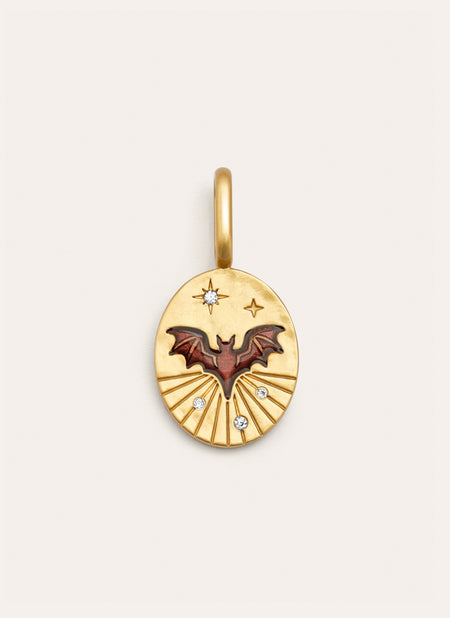 Charm Mystic Murciélago Baño Oro
