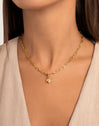Charm Simple Patte Plaqué Or - puesto en modelo