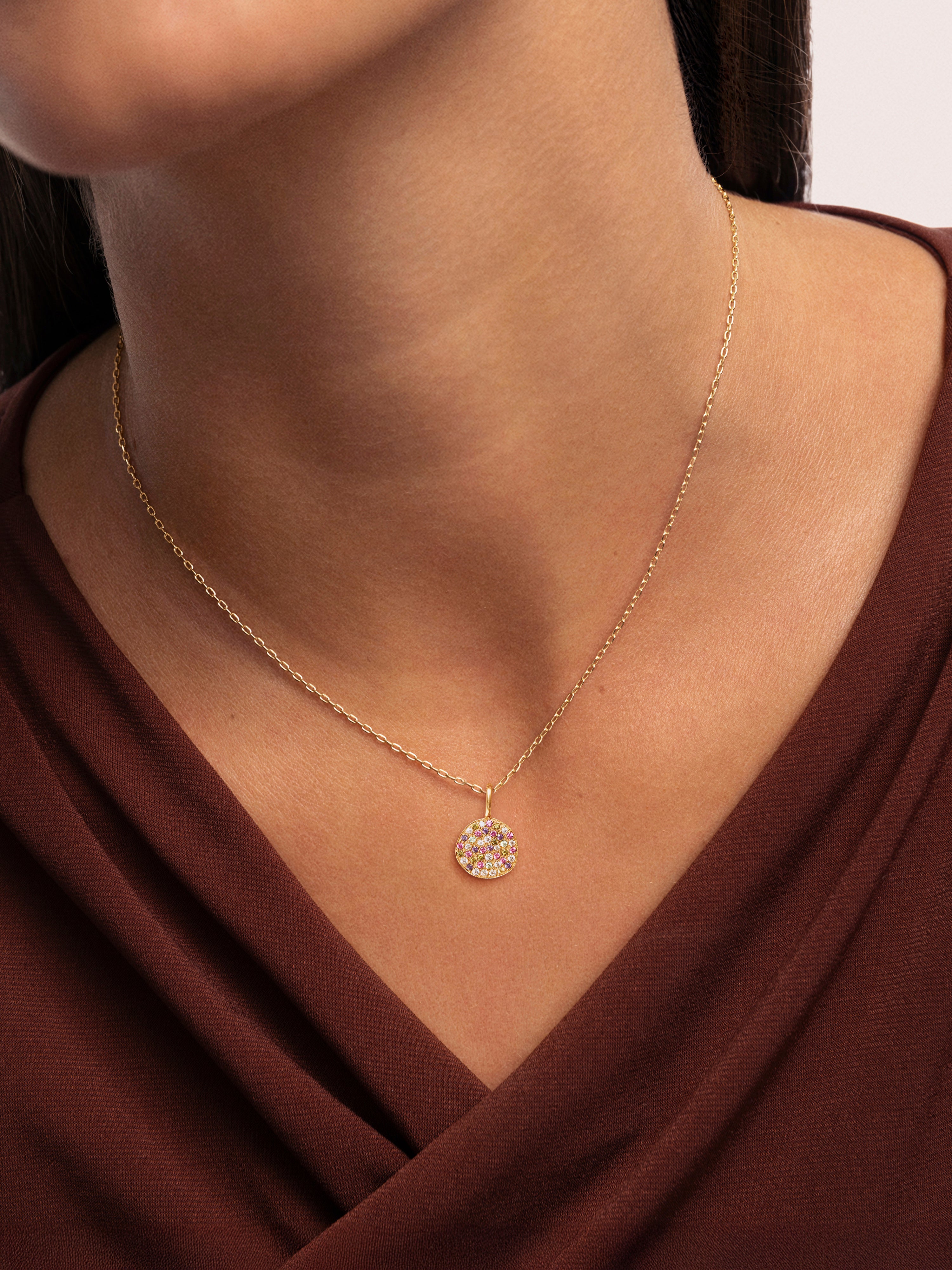 Charm Stellar Colors Plata Baño Oro