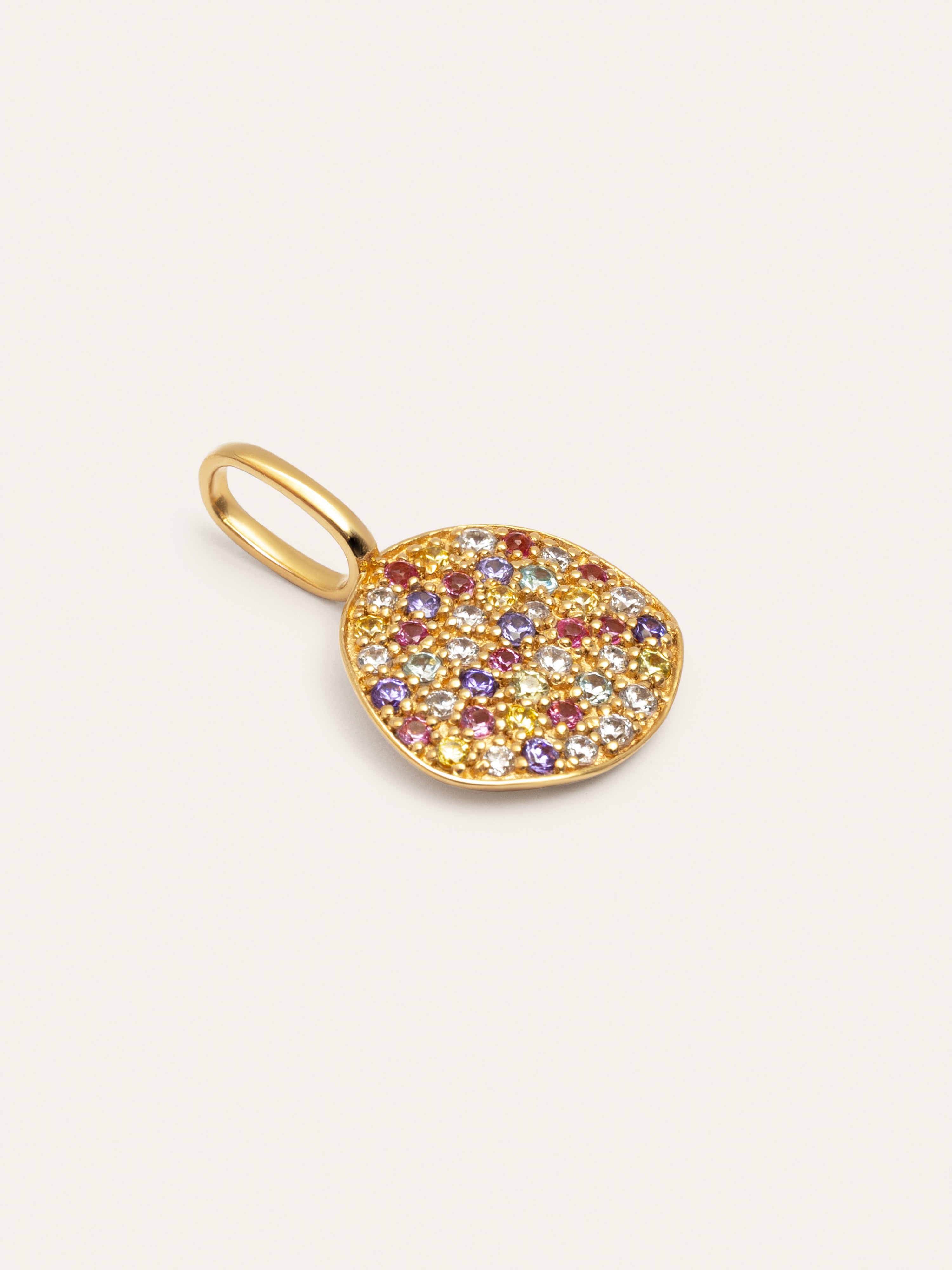 Charm Stellar Colors Plata Baño Oro