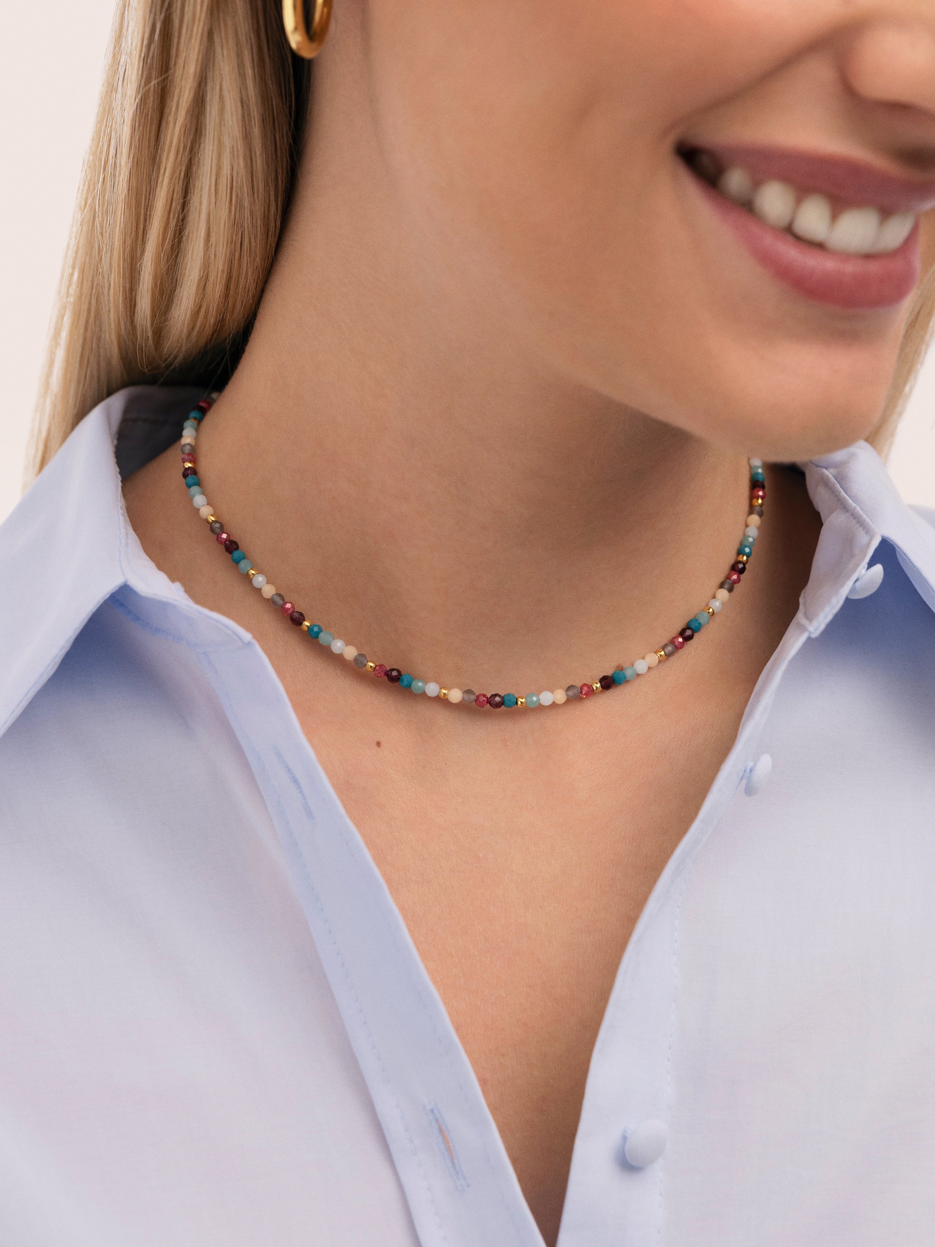 Altea Bruma Halskette, Edelstahl vergoldet