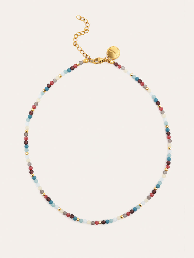 Collar Altea Bruma Acero Baño Oro