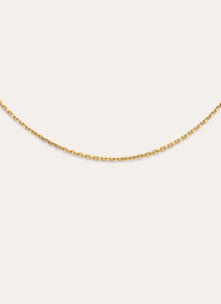 Ana Stainless Steel Gold Necklace