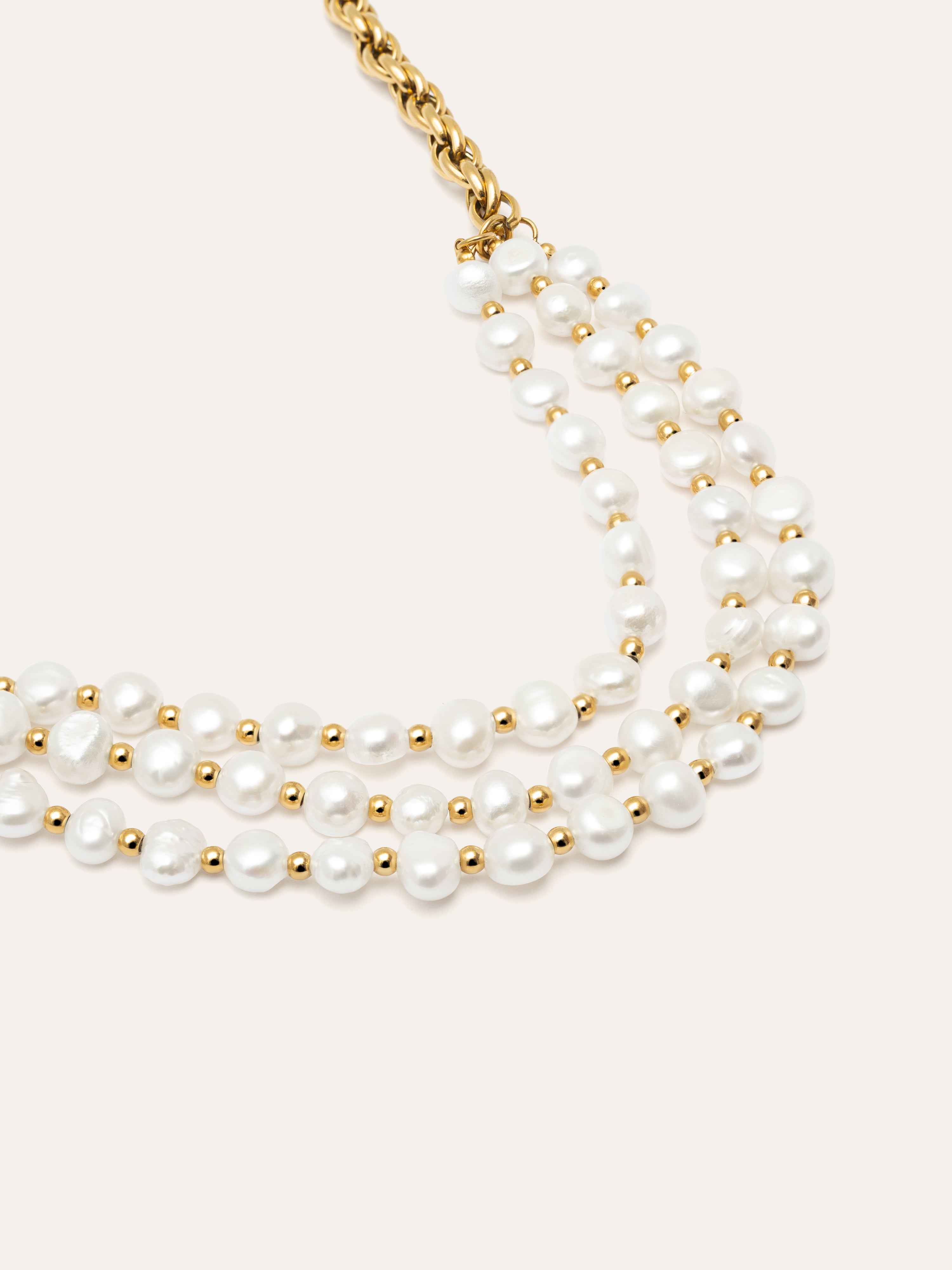 Collar Audrey Premium Acero Baño Oro